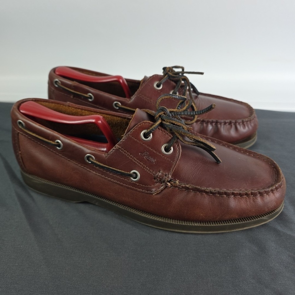 BASS Seafarer Leather Loafer Men's US Size 8.5W